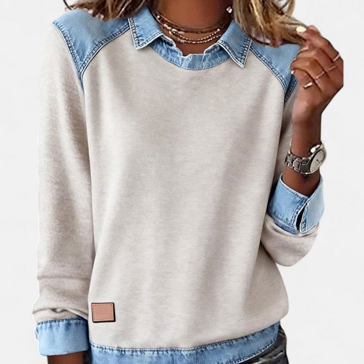 Trendy Long-Sleeve Blouse