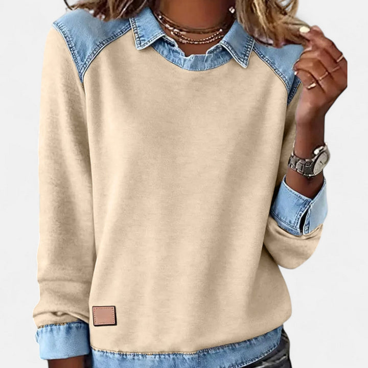Trendy Long-Sleeve Blouse