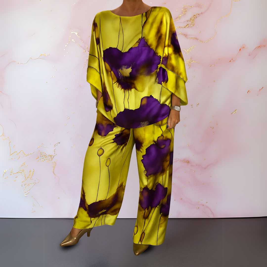 Satin Two-Piece Women's Set