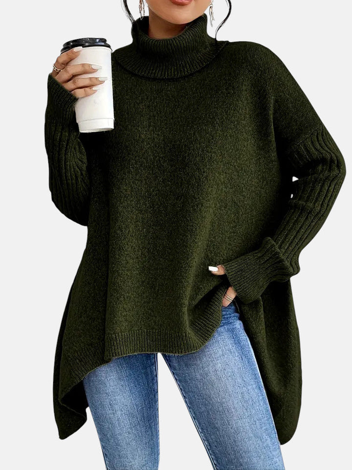 Brigitte | Long Turtle Neck Jumper