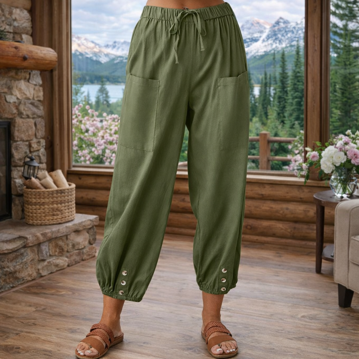 LIV | Summer Cotton Linen Trousers