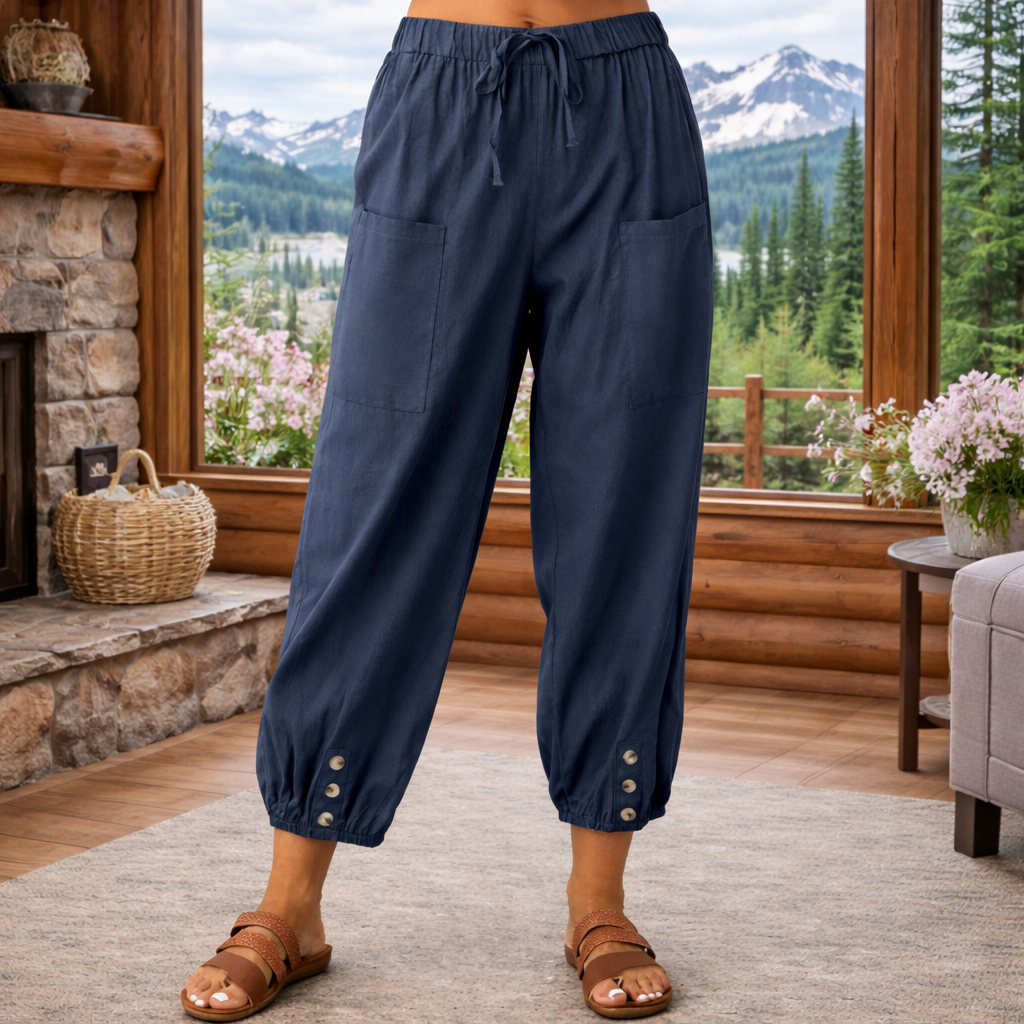 LIV | Summer Cotton Linen Trousers