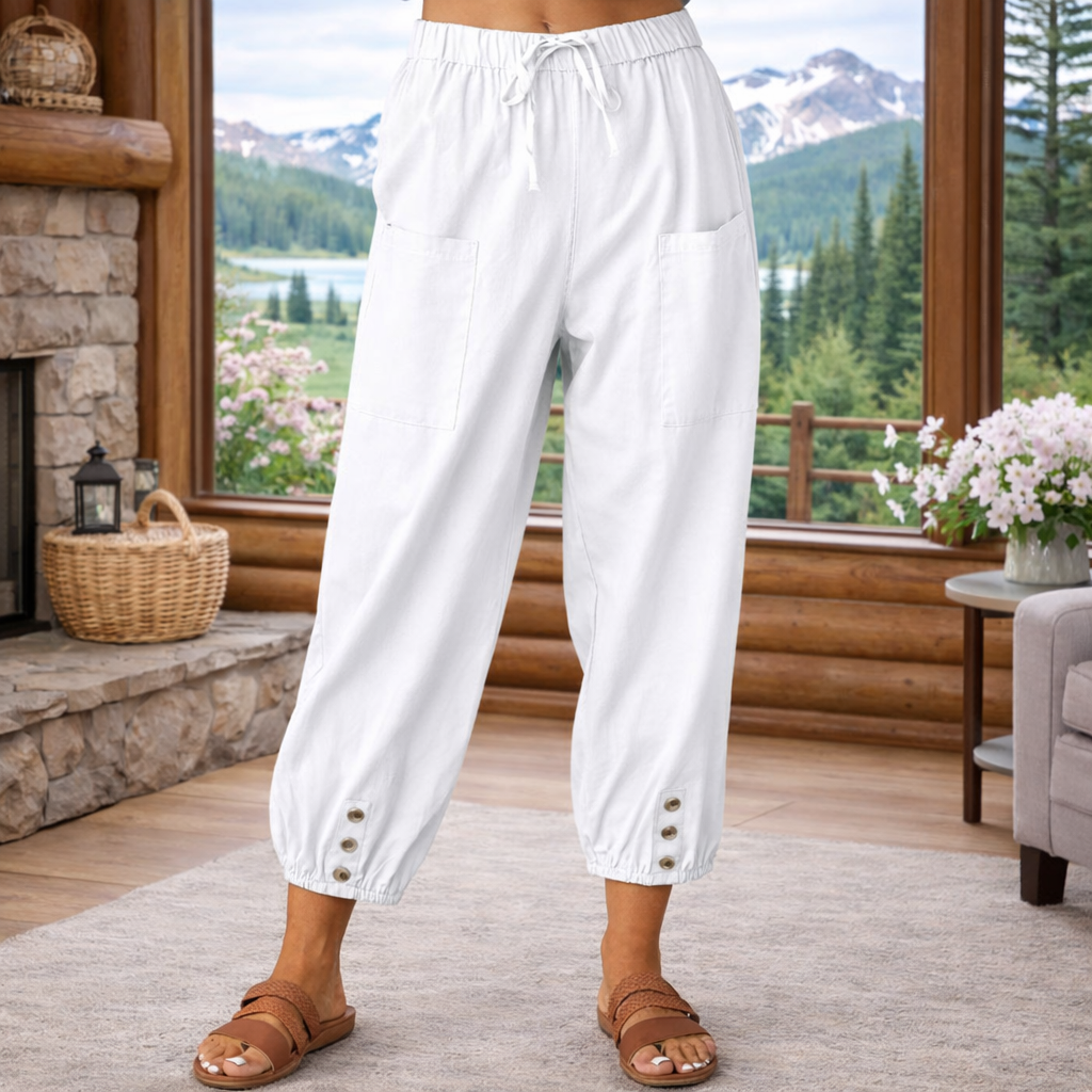 LIV | Summer Cotton Linen Trousers