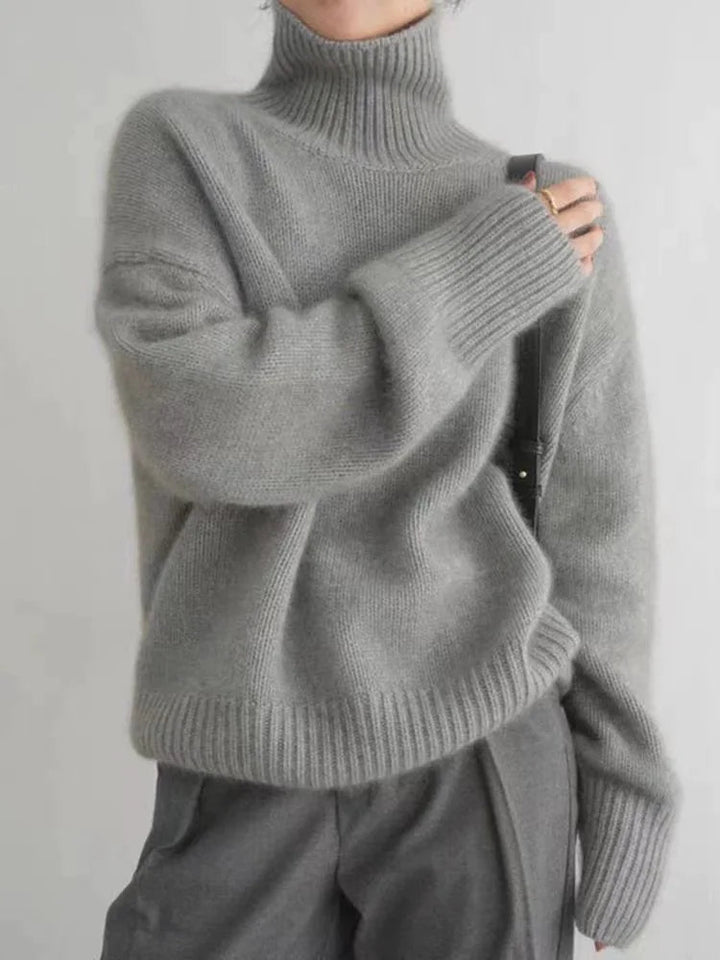 Anna | Luxurious Cashmere Roll Neck Jumper