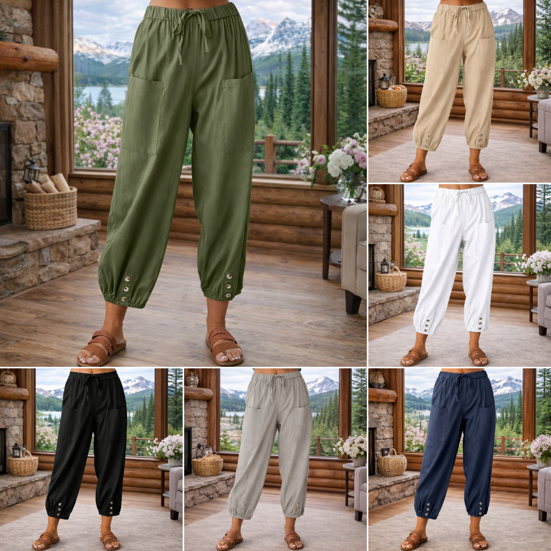 LIV | Summer Cotton Linen Trousers