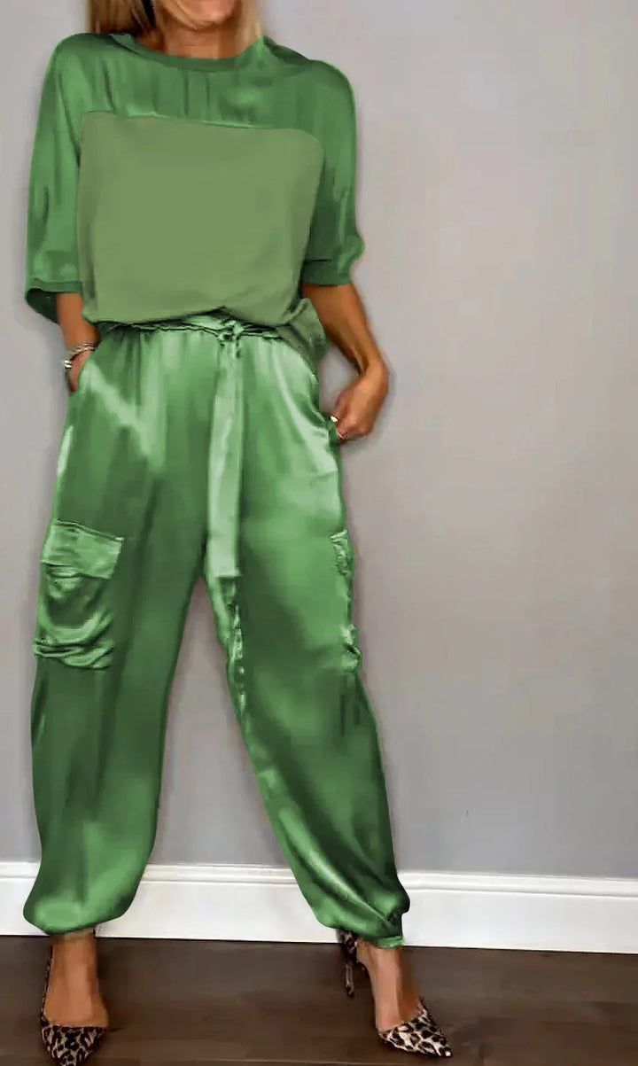 Satin Luxe Flow Set