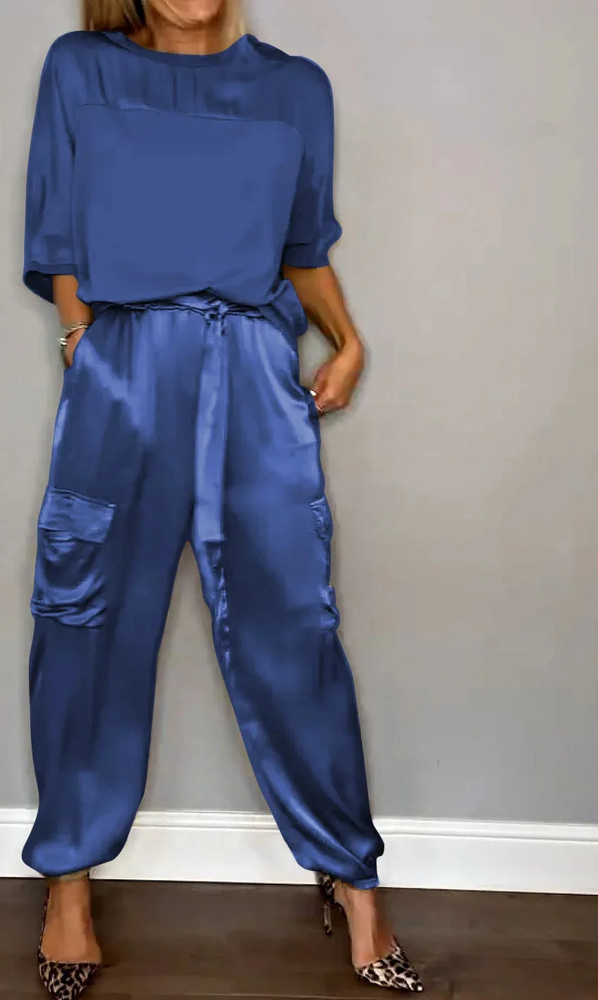 Satin Luxe Flow Set