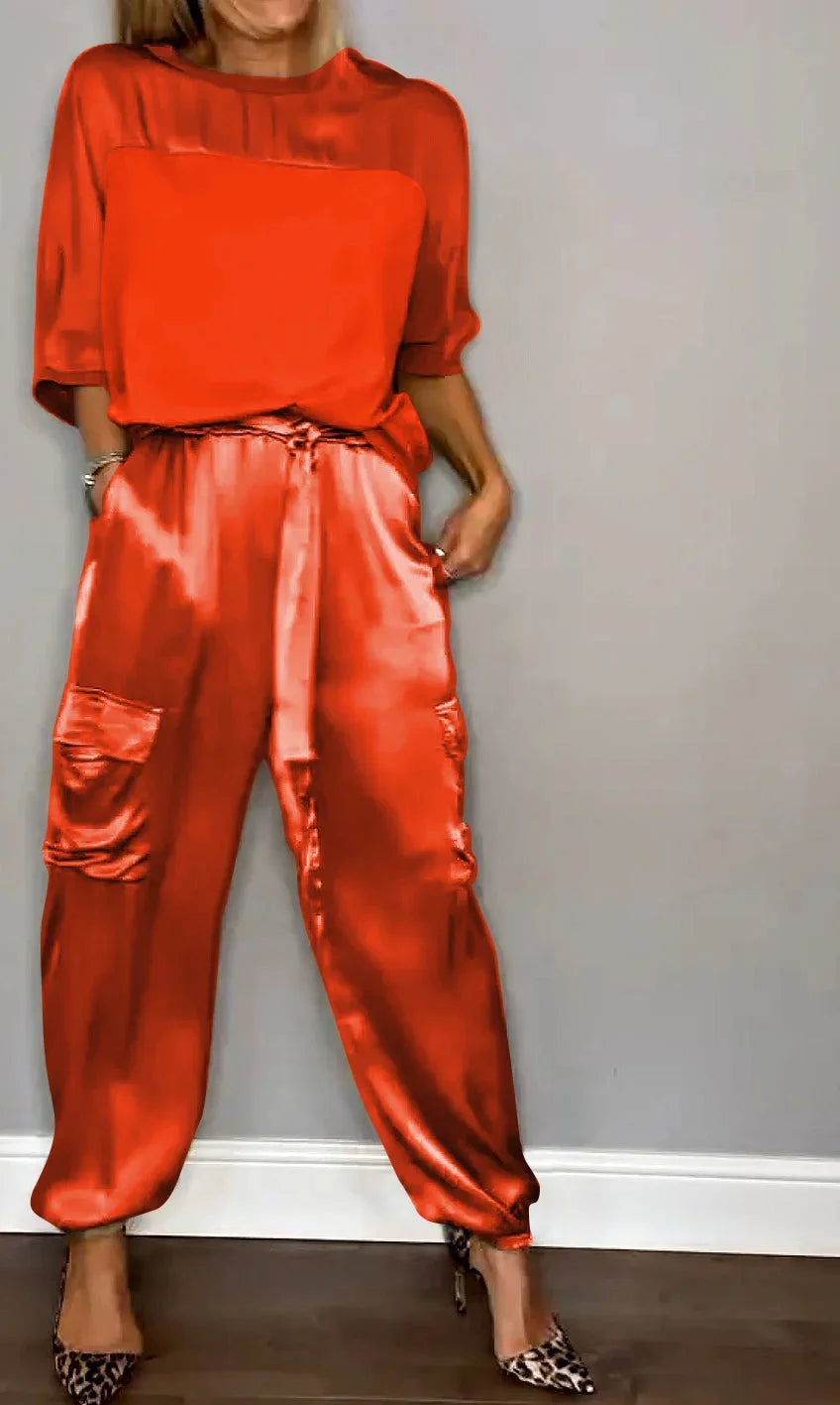 Satin Luxe Flow Set