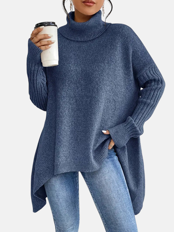 Brigitte | Long Turtle Neck Jumper