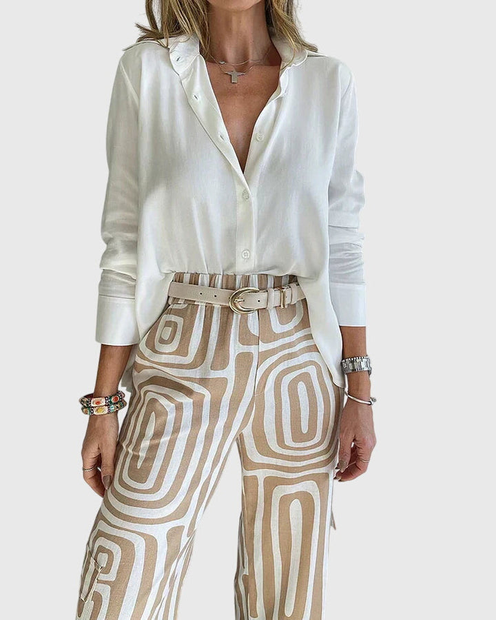 Dee | Stylish Pants + Free Blouse & Belt