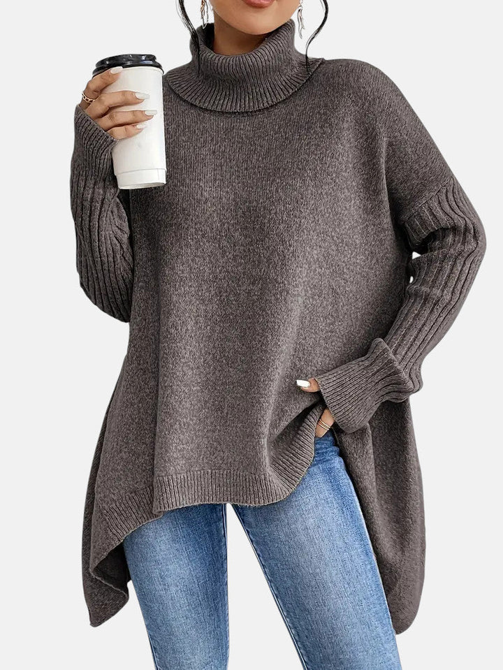 Brigitte | Long Turtle Neck Jumper