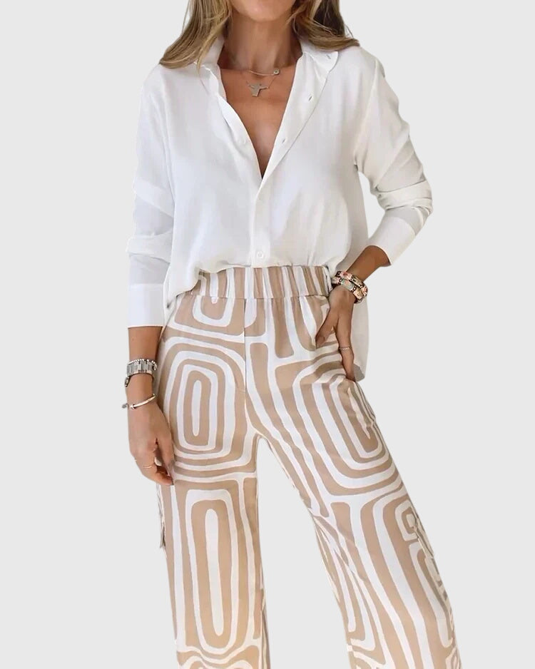 Dee | Stylish Pants + Free Blouse & Belt