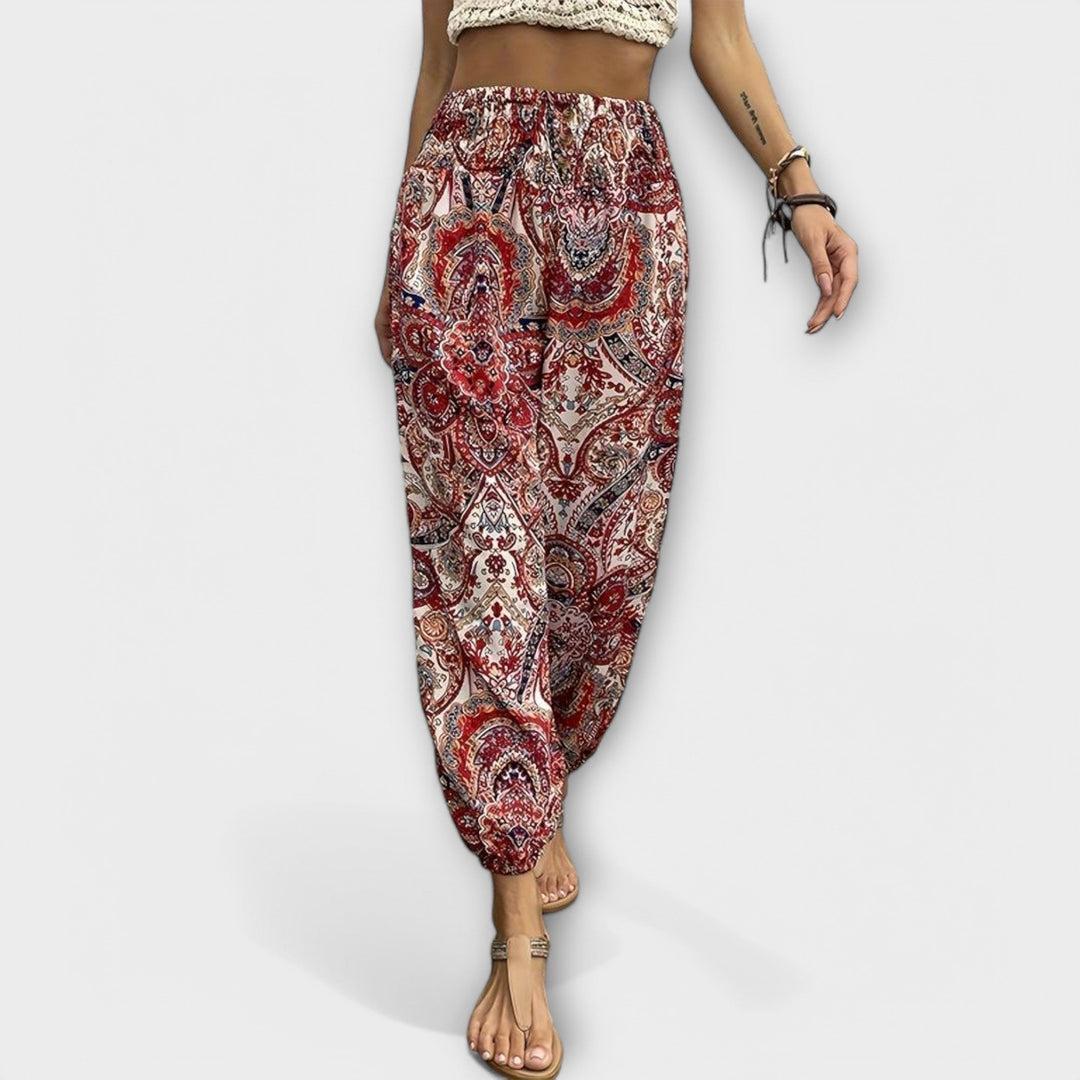 Emily | Ethnic Graphic Pants