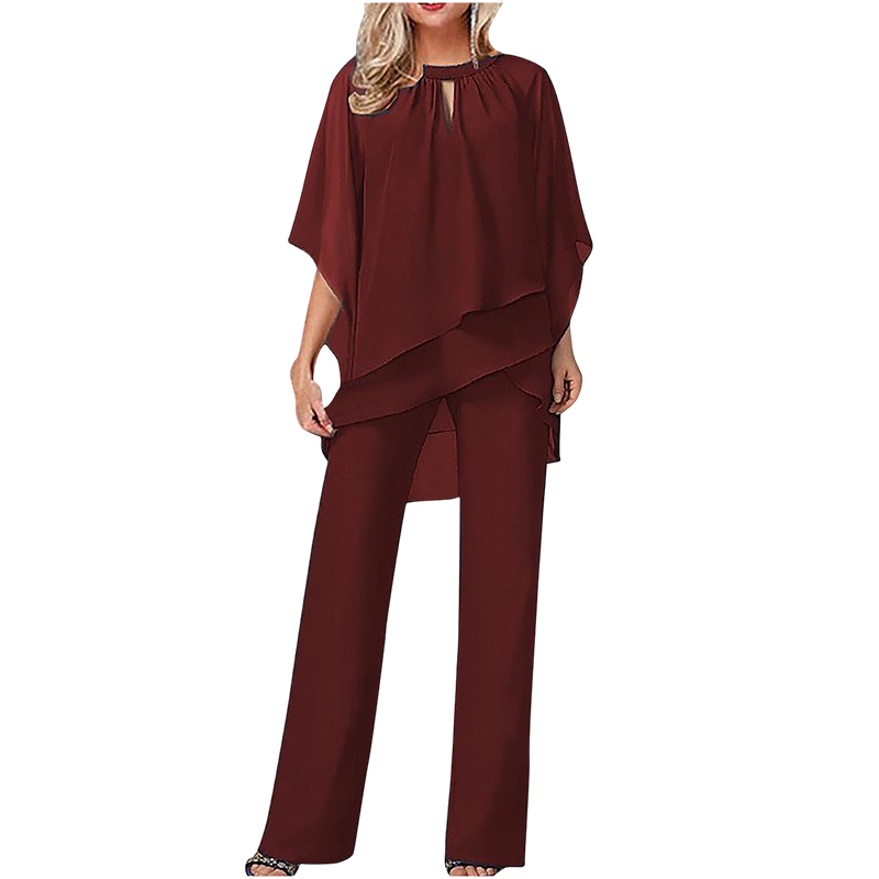 AMANDA | Elegant Asymmetrical Two-Piece Set