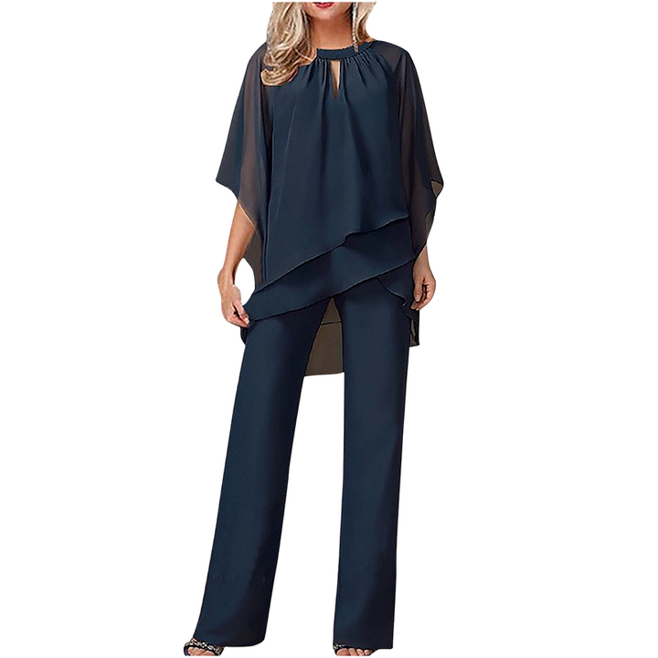 AMANDA | Elegant Asymmetrical Two-Piece Set